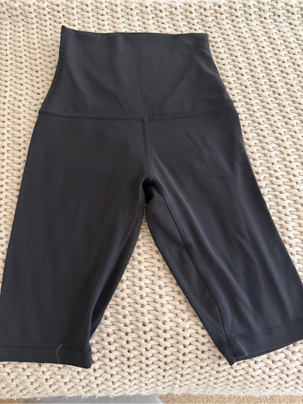 lululemon athletica Black High-Rise Bike Shorts